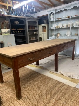 Antique country house preparation table