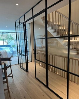 Steel Partition with Double Leaf Doors