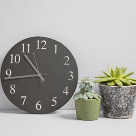 Slate Kitchen Clock