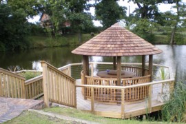 Timber Deck with Gazebo